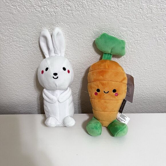 Hallmark Better Together Bunny and Carrot Magnetic Plush Pair Set w/ TAGS - Picture 7 of 7